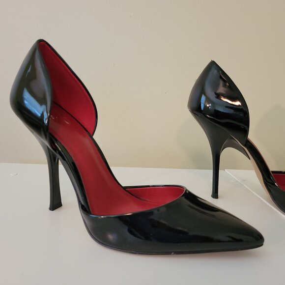 Mix No. 6 | Dawnira Black Patent d'Orsay Heel, Size 9 - Picture 4 of 11